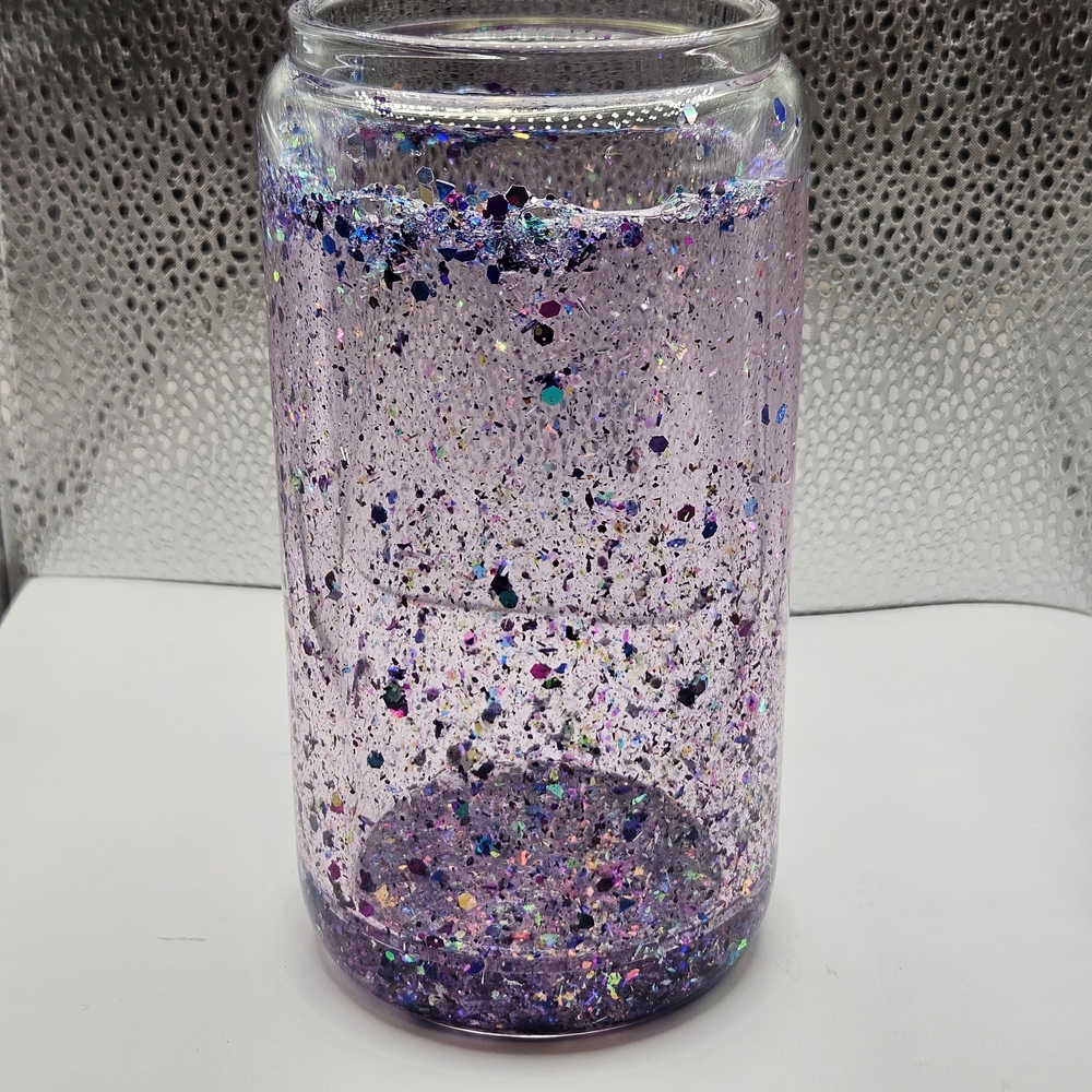Purple Glitter Jar